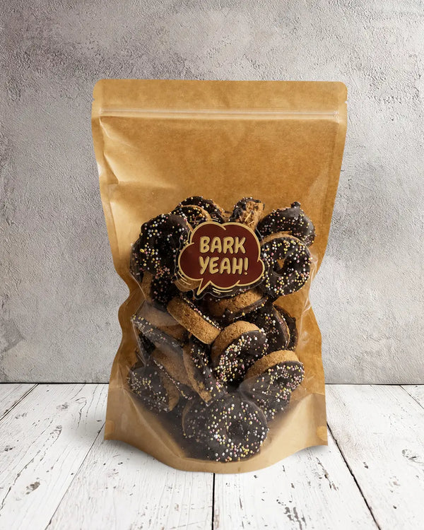 Natural Carob Donut Dog Treats
