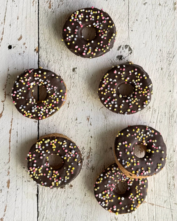 Natural Carob Donut Dog Treats