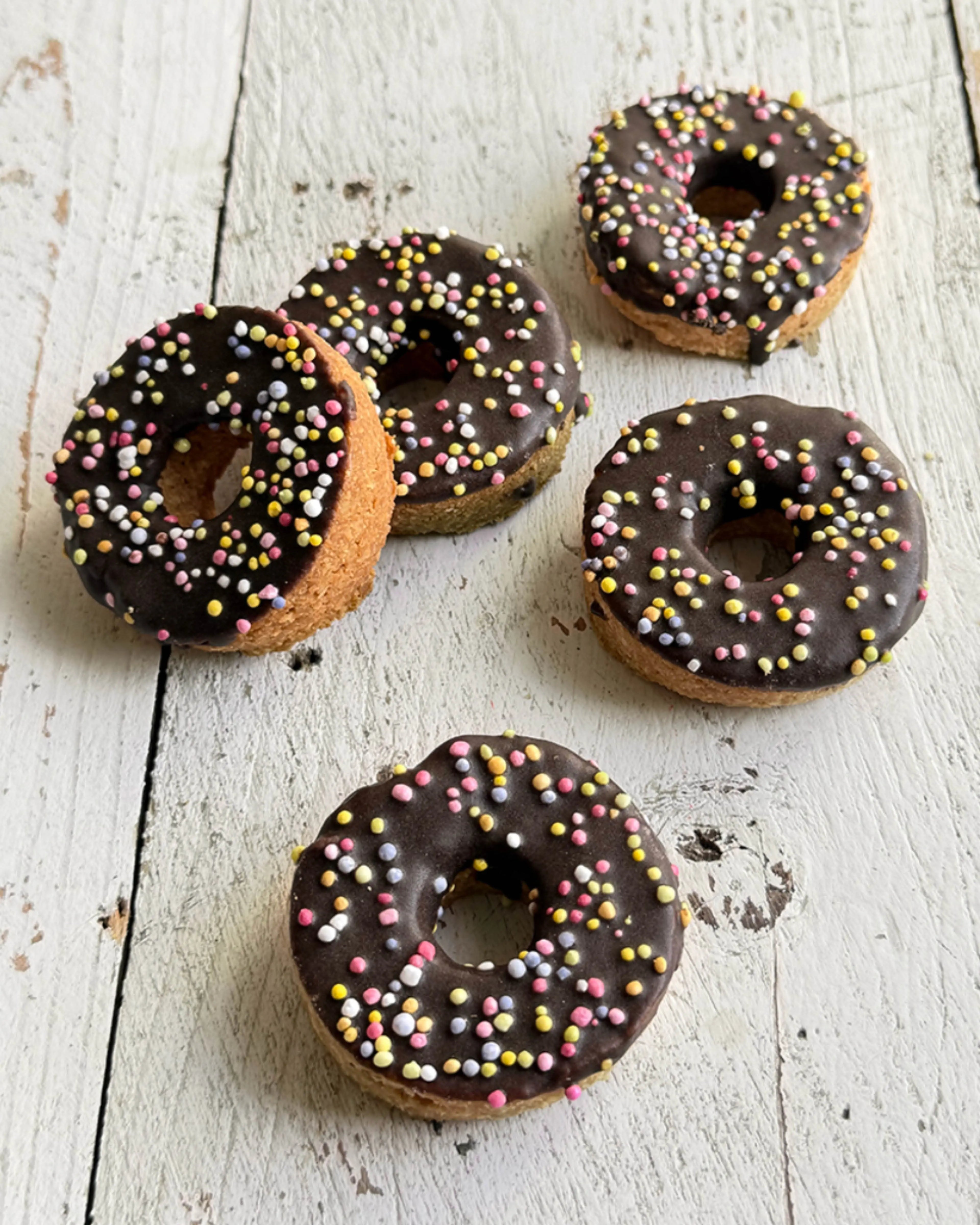 bark yeah natural carob donut dog treats